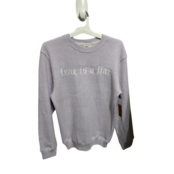 50. NWT Fear Is a Liar – The Nantucket Reversed-Wash Sweatshirt Large - Picture 1 of 4